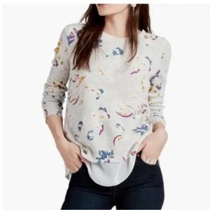 Lucky Brand Sweater, Sheer peekaboo Back Size:S